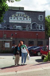 Andrea and Karen at Brewery